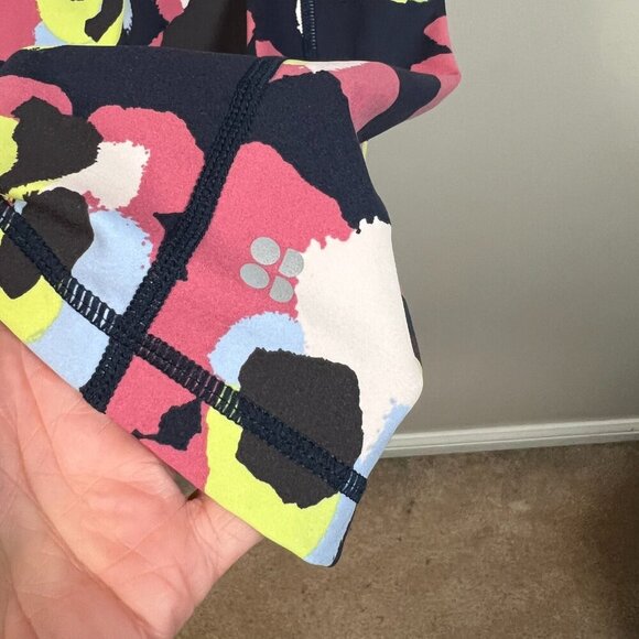 Sweaty Betty Power Workout Dress Size 4 Blue Pink Floral Tennis Golf Travel - Picture 7 of 10